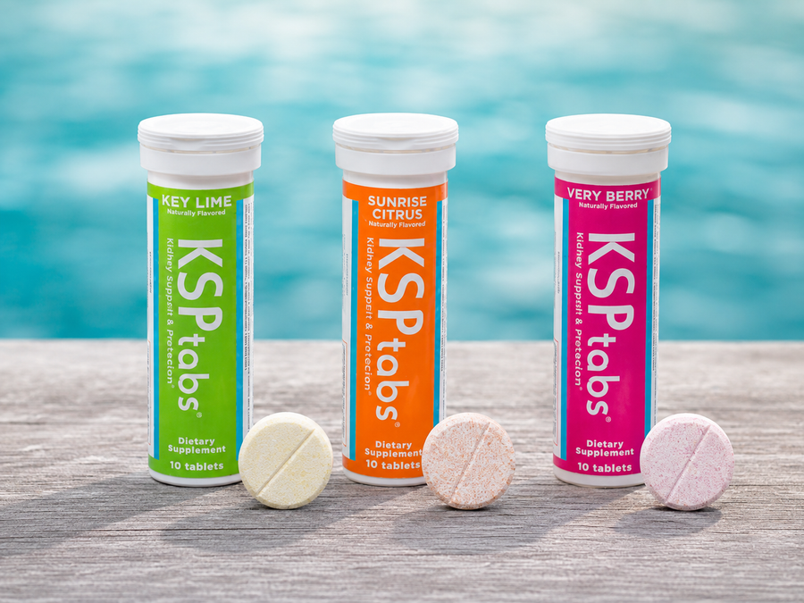 KSPtabs effervescent tablets — citrate and hydration support